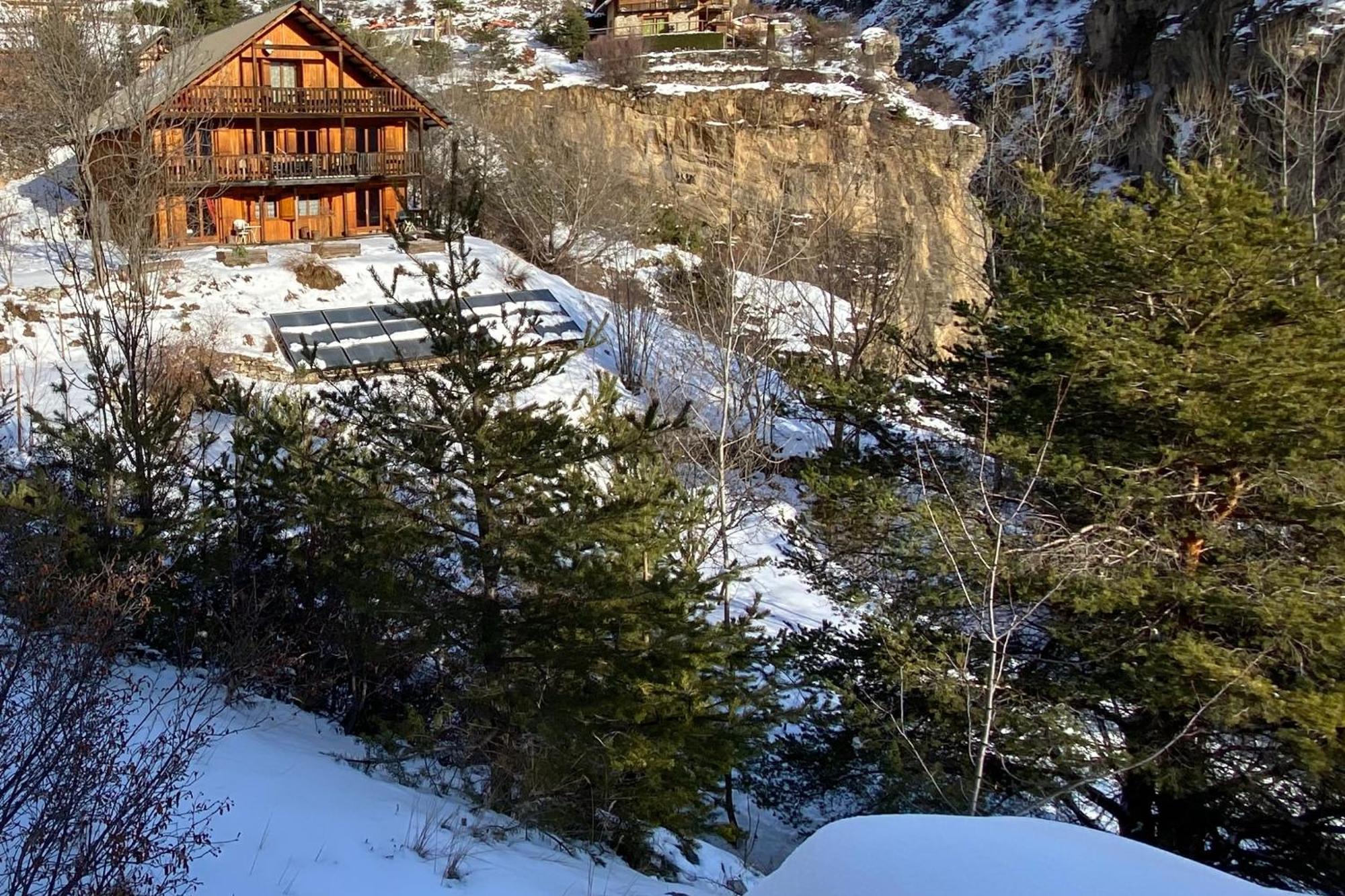 Chalet A Un Endroit Exceptionnel, Alpes, Parc National Des Ecrins Les Vigneaux Dış mekan fotoğraf